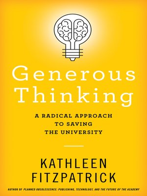 cover image of Generous Thinking